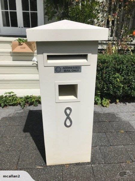 modern freestanding letterbox